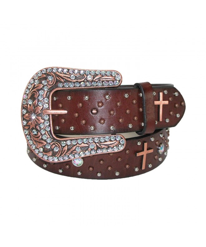Roper Womens Leather Removable Crosses