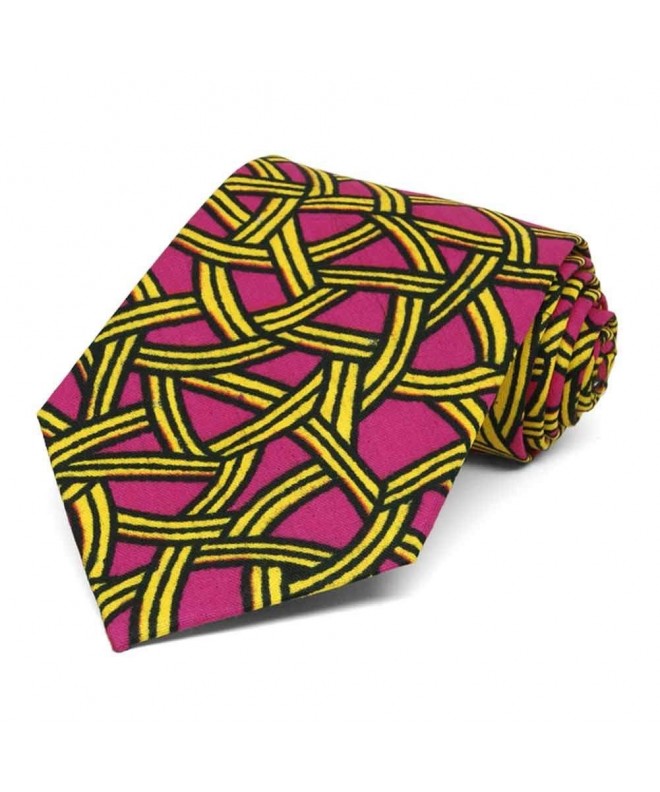 TieMart African Wax Print Necktie
