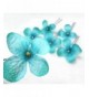 Turquoise Hydrangea Cluster Hair Flowers