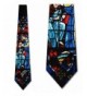 Stained Glass Jesus Mural Tie