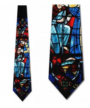 Stained Glass Jesus Mural Tie