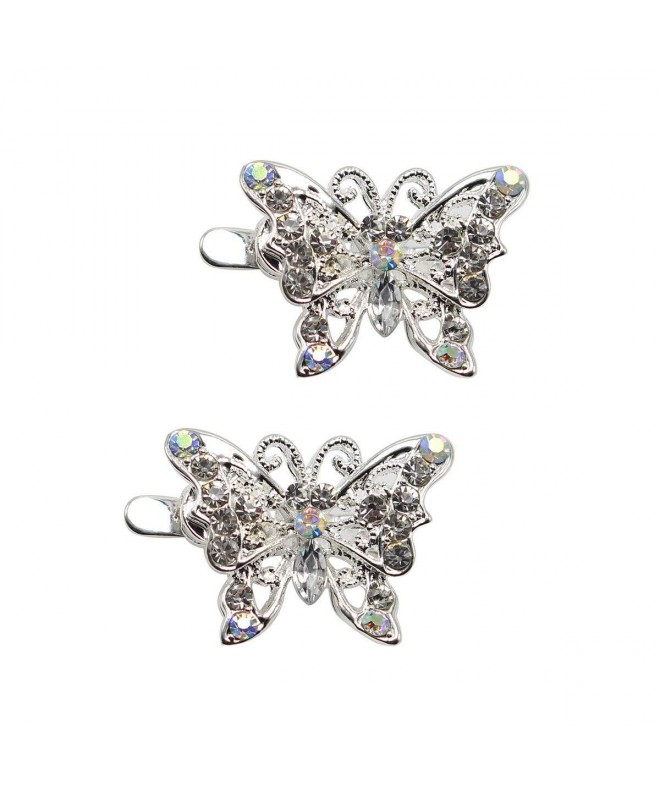 Shengxueer Diamante Butterfly Fashion Barrette