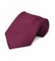 TieMart Raspberry Premium Solid Necktie