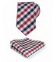 HISDERN Handkerchief Jacquard Classic Necktie