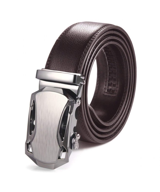 Buckle Automatic Leather Ratchet brown3