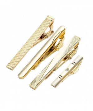 Fashion Men Stainless Steel Tie Clips Gold Silver Black Business ...