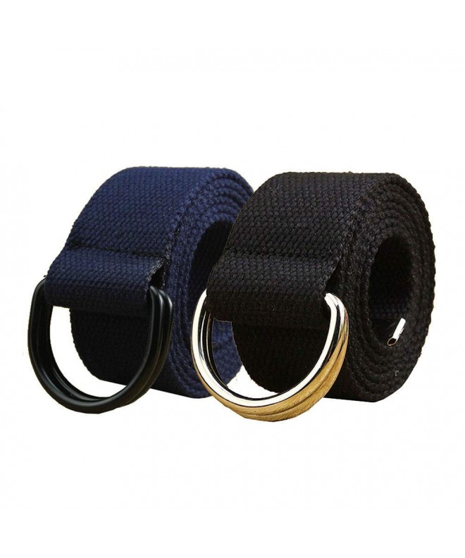 Canvas Military Coffee Double Buckle