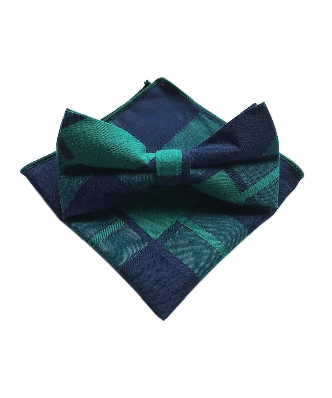 Elfeves Green Necktie Winter Modern