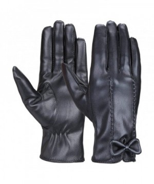 Womens Winter Leather Touchscreen Texting
