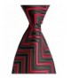 MENDENG Black Striped Jacquard Necktie